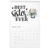 Calendrier Sistère (Feb 2027)