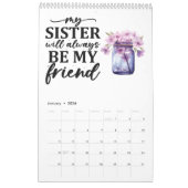 Calendrier Sistère (Jan 2026)