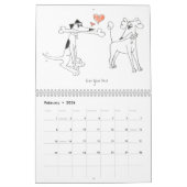 Calendrier Sketchy Dog Adventures Wall Calendar 2025 (Feb 2026)