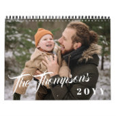 Calendrier Slice Of Life Calligraphy Mois Photo Collage (Protection)