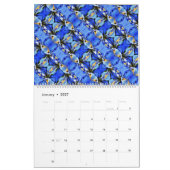 Calendrier Sm, Med, Lg - Fleurs Numériques (Jan 2027)