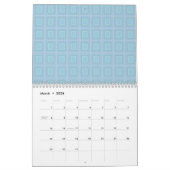 Calendrier Small blue squares. (Mar 2026)