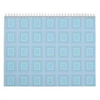 Calendrier Small blue squares.