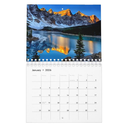 Calendrier Small Size Winter Calendar (Jan 2026)