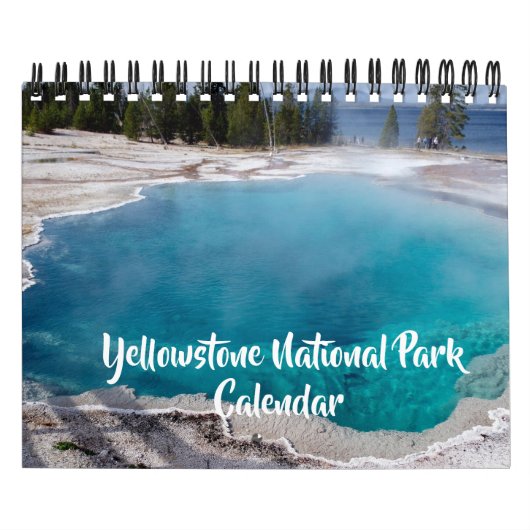 Calendrier Small Size Yellowstone Park Calendar (Protection)