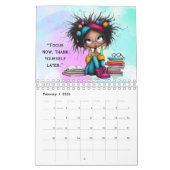 Calendrier Smart Girl Motivational Study Wall Calendar 2026 (Feb 2026)