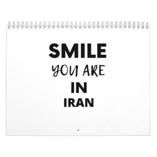 CALENDRIER SMILE YOU ARE IN IRAN