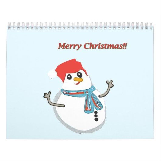 Calendrier Snowman. Merry christmas!! (Protection)
