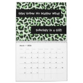 Calendrier Sobriety 12 Steps Clean & Sober Recovery Calendar (Mar 2026)