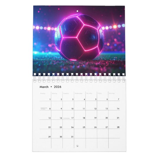 CALENDRIER SOCCER (Mar 2026)