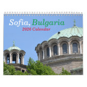 Calendrier Sofia Bulgarie 2026 (Protection)