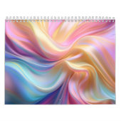 Calendrier Soie pastel colorée (Protection)