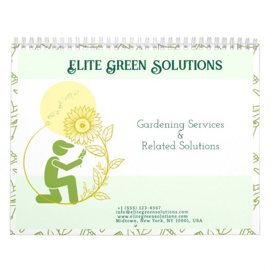 Calendrier Solutions de jardinage et de paysage (Protection)