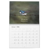 Calendrier Songbirds des Prairies canadiennes (Jan 2026)