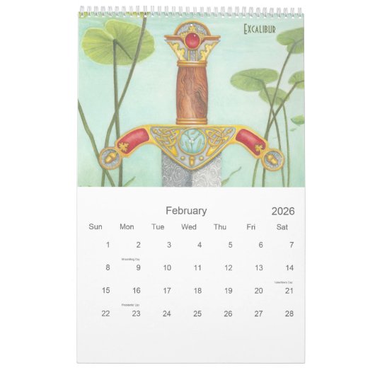 Calendrier Sorcery: Contested Realms Arthurian Legends (Feb 2026)