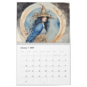 Calendrier Sorcière vintage de la forêt (Jan 2027)