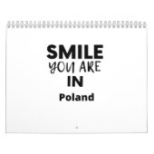 Calendrier SOURIRE QUE VOUS ÊTES EN Pologne (Protection)