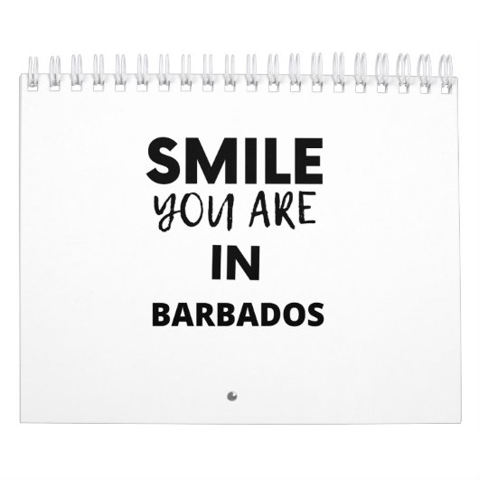 CALENDRIER SOURIRE VOUS ÊTES À BARBADOS (Protection)