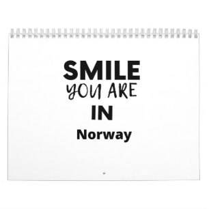 Calendrier SOURIRE VOUS ÊTES EN Norvège