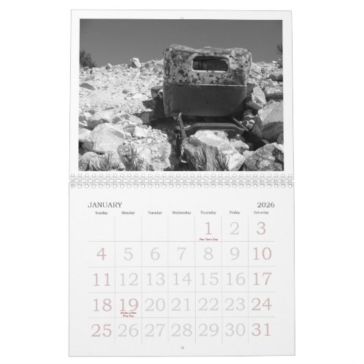 Calendrier Sous des cieux de Mojave… (Jan 2026)