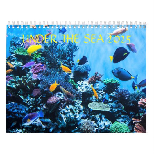 Calendrier Sous la table de mer calédar (Protection)
