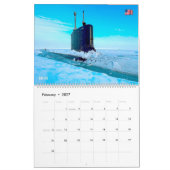 CALENDRIER SOUS-MARINS AMÉRICAINS (Feb 2027)