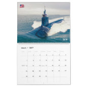 CALENDRIER SOUS-MARINS AMÉRICAINS (Mar 2027)