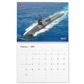 CALENDRIER SOUS-MARINS AMÉRICAINS (Feb 2027)