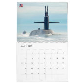 CALENDRIER SOUS-MARINS AMÉRICAINS (Mar 2027)