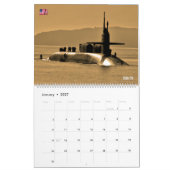 CALENDRIER SOUS-MARINS AMÉRICAINS (Jan 2027)