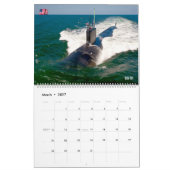 CALENDRIER SOUS-MARINS AMÉRICAINS (Mar 2027)