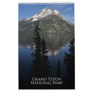 Calendrier souvenir du parc national Grand Teton