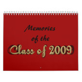 Calendrier Souvenirs de la classe de 2009 (Protection)