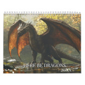 Calendrier Soyez ici Dragons N'importe quelle année Calendrie (Protection)