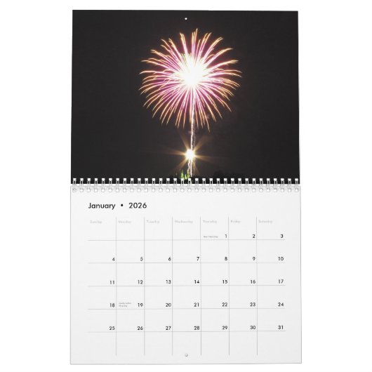 Calendrier spectaculaire des feux d'artifice 2010 (Jan 2026)