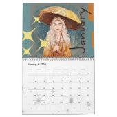 Calendrier Spectaculaire et magnifique aquarelle filles parap (Jan 2026)