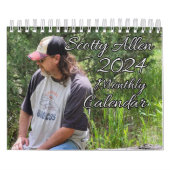 Calendrier Spiral Scotty Allen 2024 (Protection)