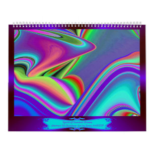 Calendrier Spirit of Summer Breeze Abstrait 3D Rainbowart