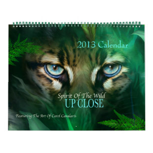 Calendrier Spirit Of The Wild - Up Close Art Calendar 2013