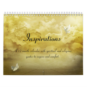 Calendrier spirituel de citation d'inspirations de