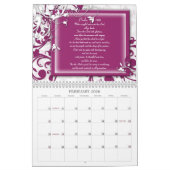 Calendrier spirituel de citation d'inspirations de (Feb 2026)