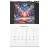 Calendrier Spirituel Vibrant Céleste (Feb 2027)