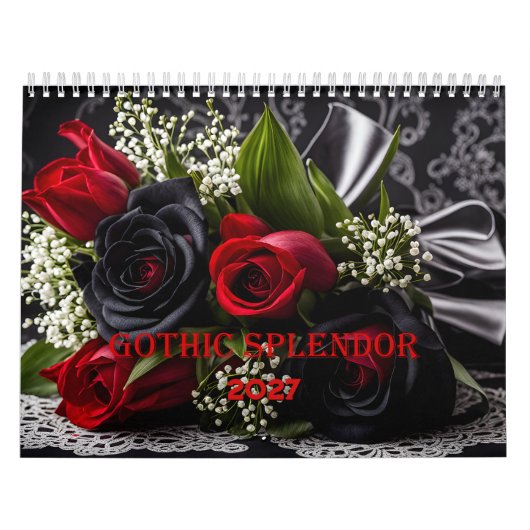 Calendrier Splendeur gothique (Protection)