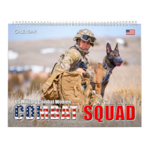 Calendrier SQUAD DE COMBAT - US Military Combat Women