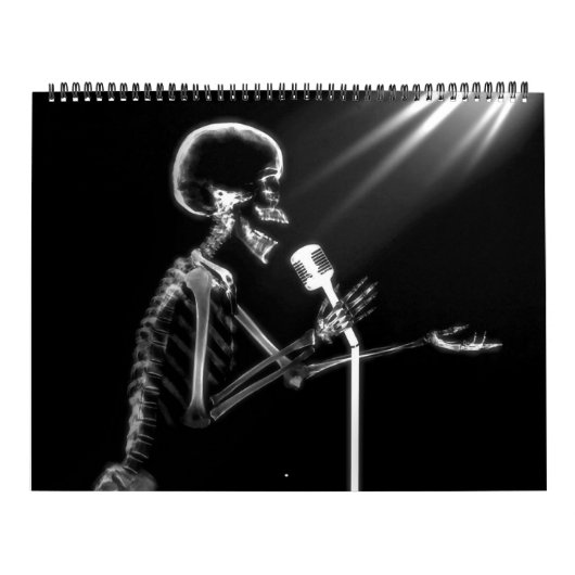 Calendrier Squelette X-Ray noir & blanc (Protection)