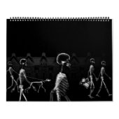Calendrier Squelette X-Ray noir & blanc (Protection)