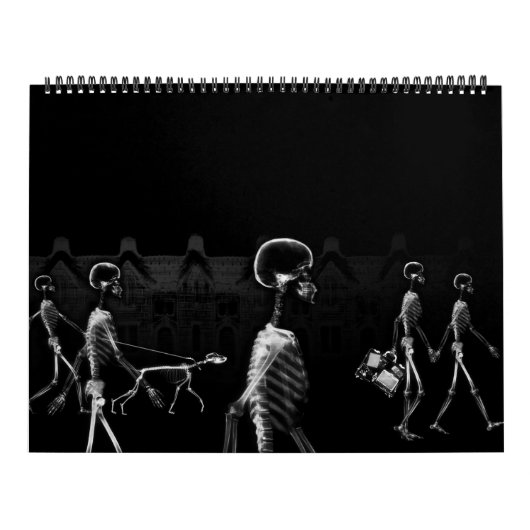 Calendrier Squelette X-Ray noir & blanc (Protection)