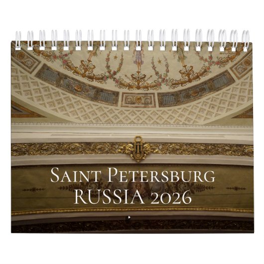 Calendrier St Petersburg Calendar 2026 (Protection)
