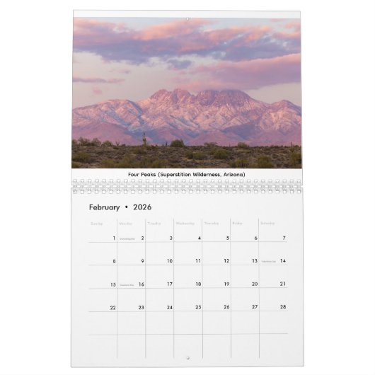 Calendrier Stars, Mountains & Horizons: A 2026 Photo Calendar (Feb 2026)