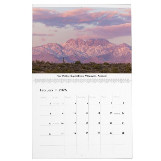 Calendrier Stars, Mountains & Horizons: A 2026 Photo Calendar (Feb 2026)